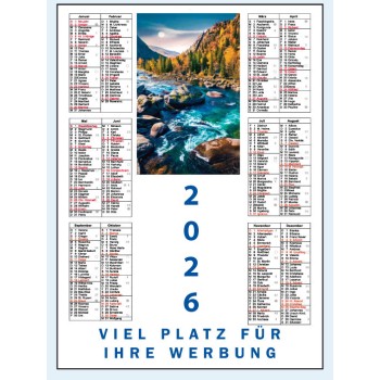 L130 Jahres-Blattkalender 2026