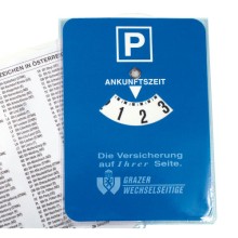 A129 Euro-Parkscheibe mit Etui