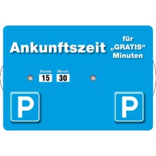 A149 Park-Uhr für "Gratis-Minuten"