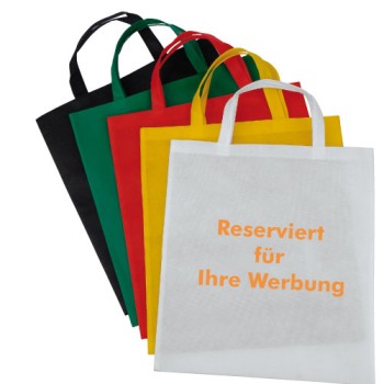 WS150 250 Stück Einkaufstasche Non Woven mit einfarbigem Siebdruck