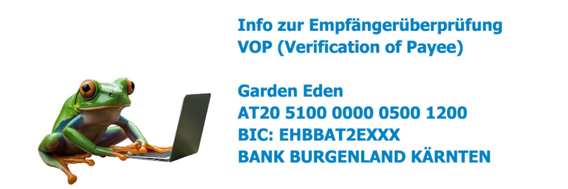 Empfängerüberprüfung Bank